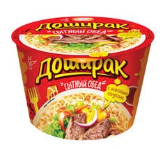 Лапша говядина Сытный обед Доширак 110гр Чашка 3637 - фото 6831